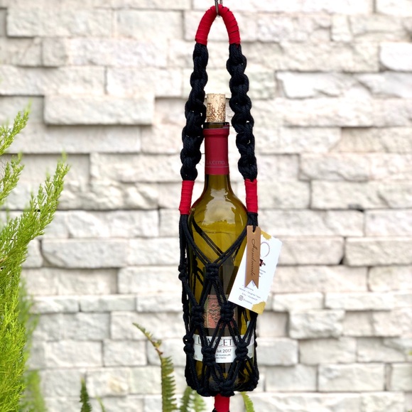 RA18 Handbags - ✖️Black Macrame Wine Bag - Great Gift ✖️